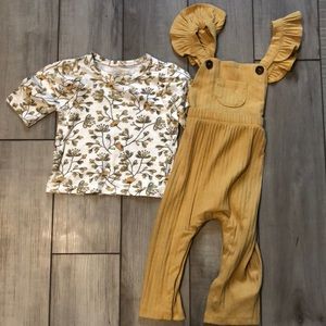 COPY - Jessica Simpson Ruffled Overalls with Shirt